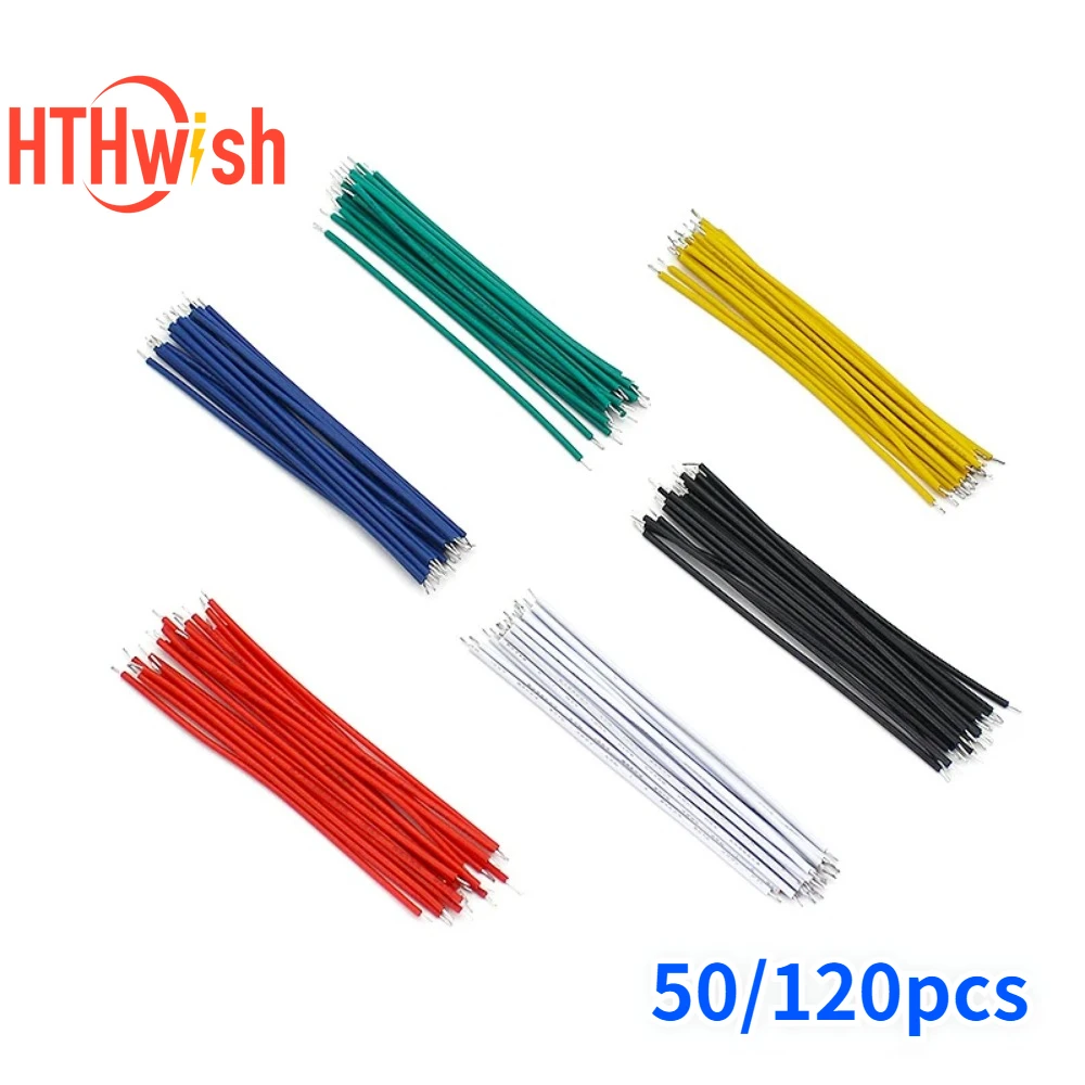 50-120pcs 26AWG 7.8cm Fly Jumper Cable,Tin-Plated Breadboard,PCB Solder Cable,1007-26AWG Tin Conductor Wires Connector Wire Diy