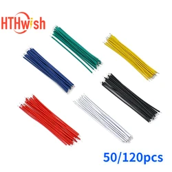 50-120pcs 26AWG 7.8cm Fly Jumper Cable,Tin-Plated Breadboard,PCB Solder Cable,1007-26AWG Tin Conductor Wires Connector Wire Diy