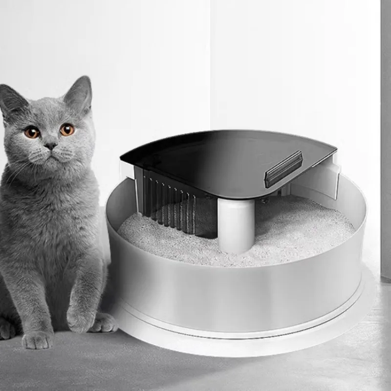 

Intelligent Automatic Cat Litter Box, Super Large, Open Cat Toilet, Electric Poop Shovel, Automatic Cleaning, Best Cat Love Gift