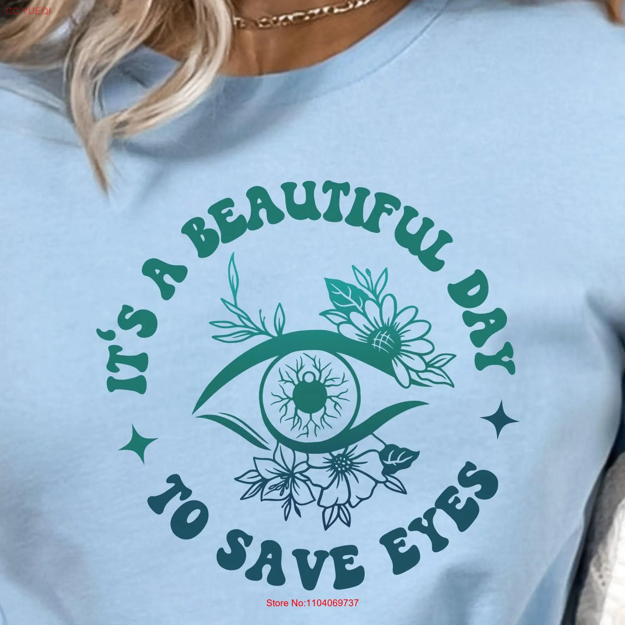 Optometry T Shirt Ophthalmology Sight Squad Optician Beautiful Day to Save Eyes Future Eye Doctor long or short sleeves