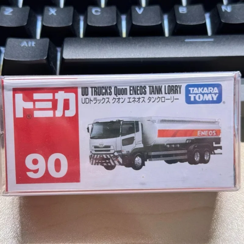 Оригинальная модель Tomy Tomicano.90 Ud Trucks Car Quon Eneos Tank Truck, литая под давлением, креативная модель, автомобильные украшения, игрушки, декорации.