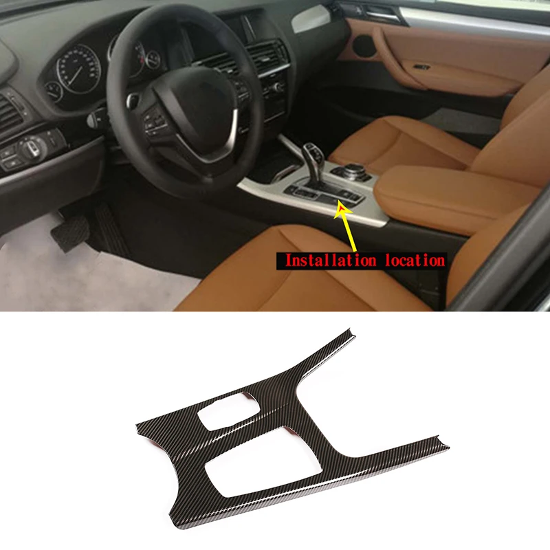 

Для 11-17 BMW X3 внутренняя крышка панели переключения передач, украшение для правой руки, аксессуары для модификации вождения