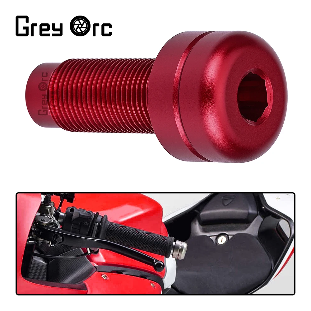 

Motorcycle Aluminum Grip Cover End Plug Handle End Weight Slider For Ducati V2 899 959 1199/S/R 1299/S/R Panigale Accessories