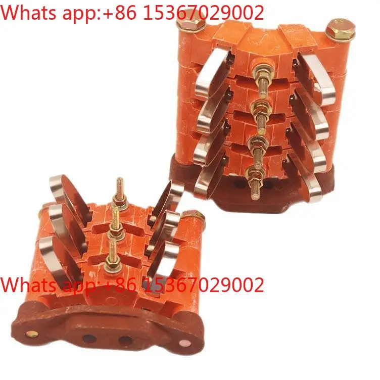 10pcs  2 / 3/ 4 / 5 rings FRP  Bakelite carbon brush holder 8 * 12.5 * 40 brush compression spring
