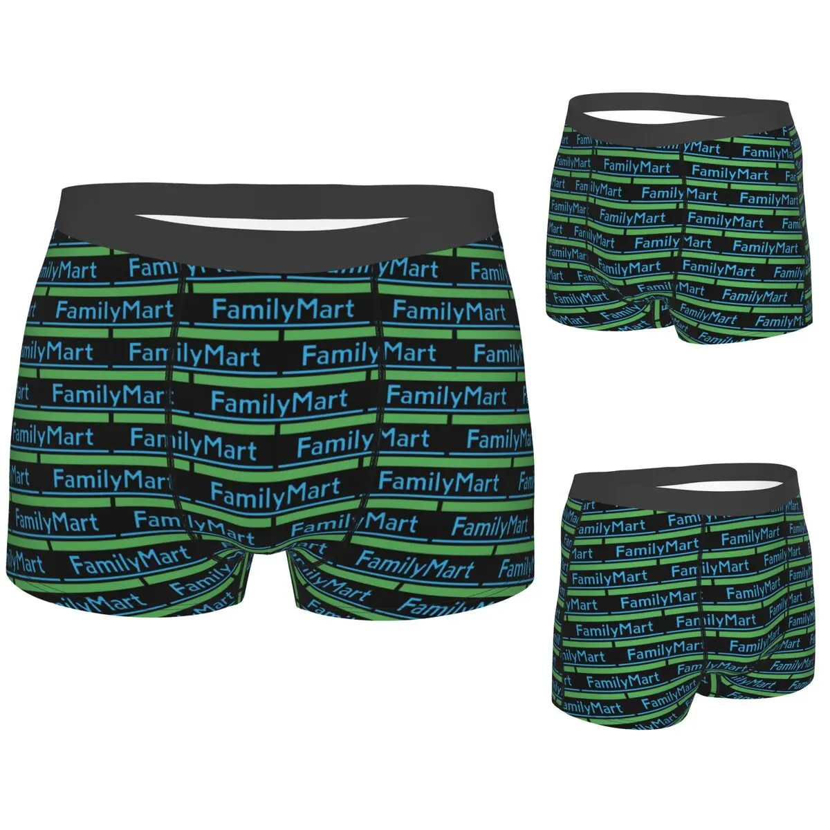 

Boxer Underpants Shorts Family Mart Logo Japan (Konbini) Panties Men Breathable Underwear for Homme Man Boyfriend Gifts