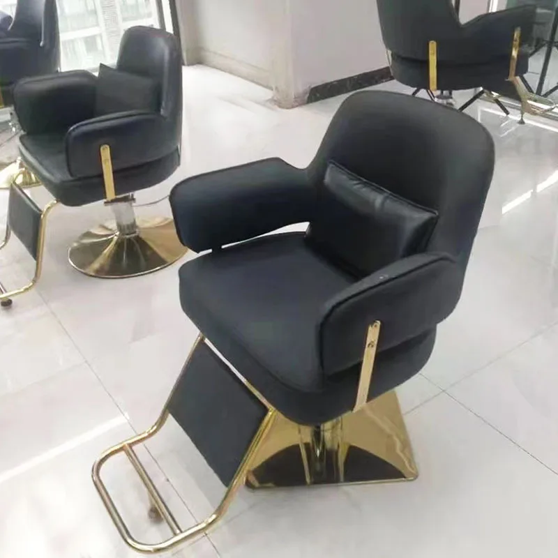 Salon Perm Hair Barber Chair Luxury Personalized Comfort Advanced Sense Barber Chair Italian Trendy Sillas Home Furniture