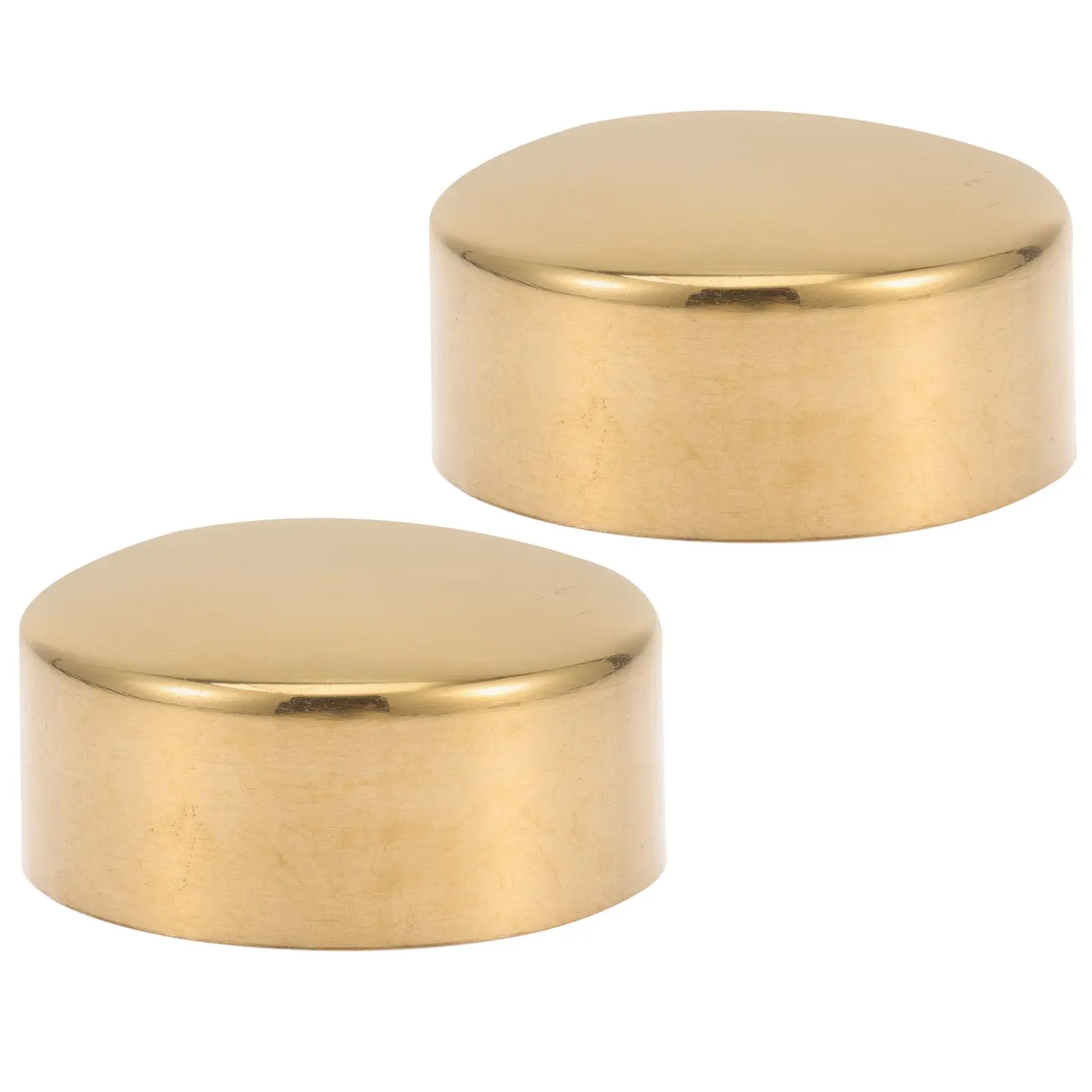 

2pcs Handrail Metal Plugs For Round Holes Cap 50mm Diameter Stair Rail Caps Stainless Steel Pipe Fittings Metal Plugs Tube