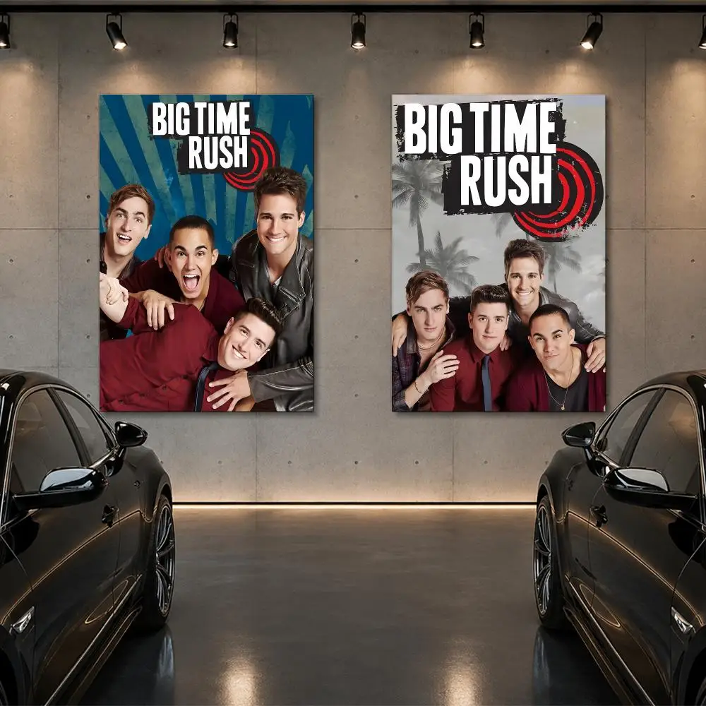 B-big Time Rush band Poster Room Decor Home Wall Art Printing Waterproof Garage BedRoom Posters Gift