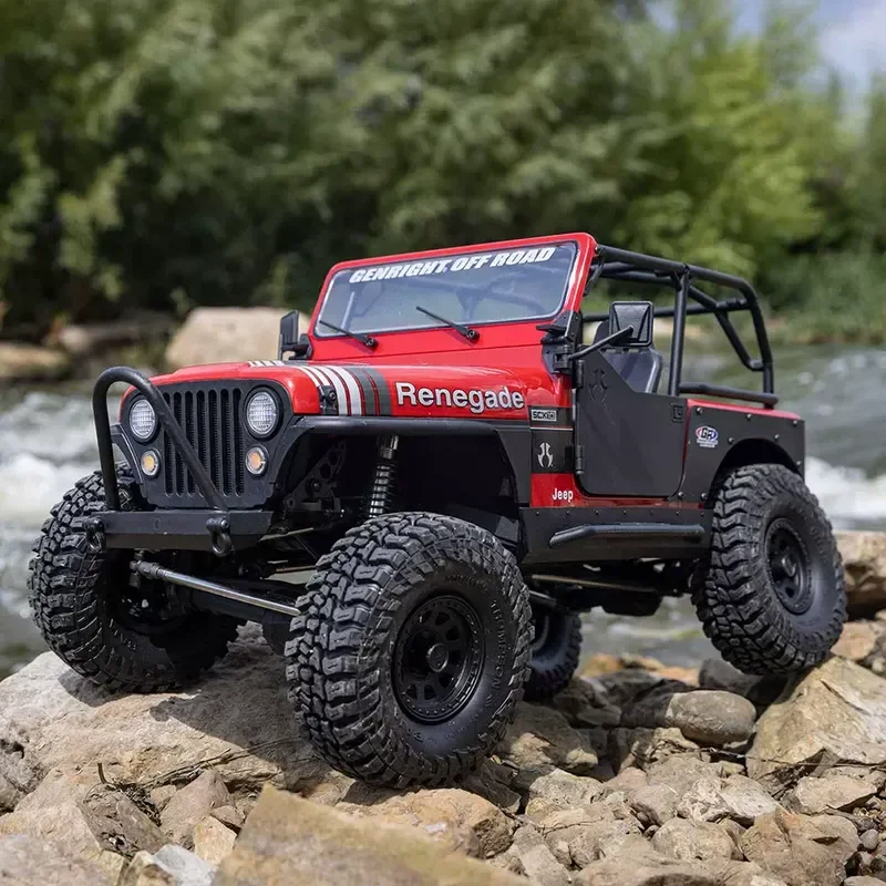 AXIAL 03008V2 SCX10 Third Generation CJ-7 1/10 Brushed RC Car Simulation Electric Remote Control Climbing Off road Vehicle Model