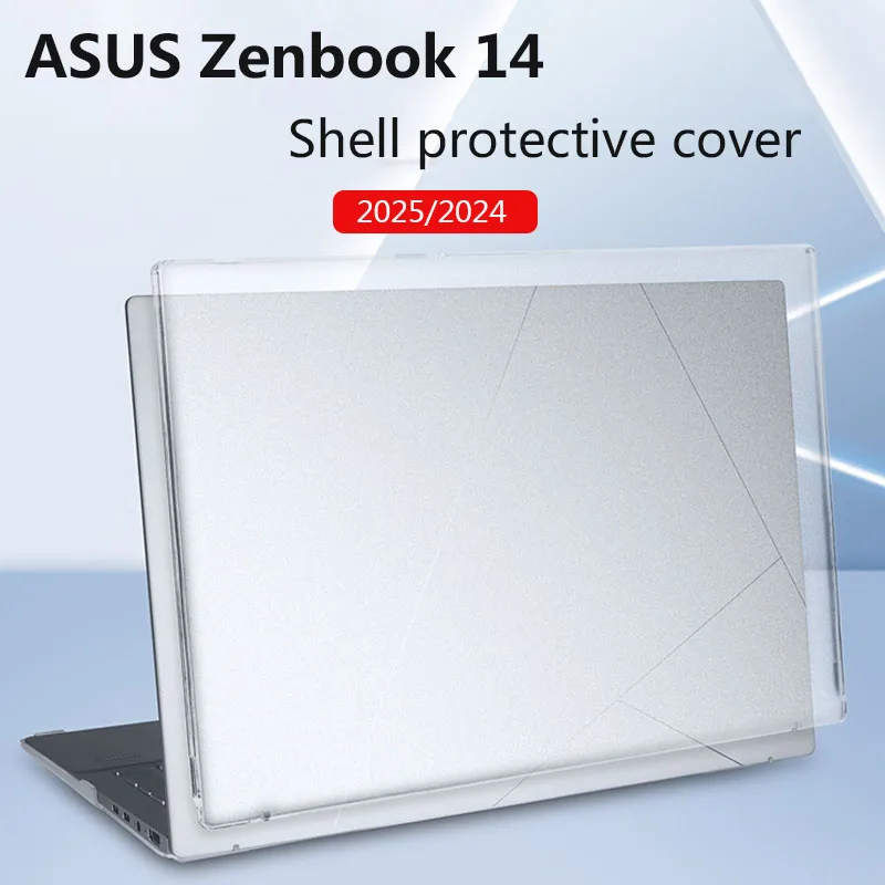 For Asus Zenbook 14‌ 2025/2024 laptop hard shell case UX3405C/UM3406K matte transparent case scratch-proof cover frosted case.