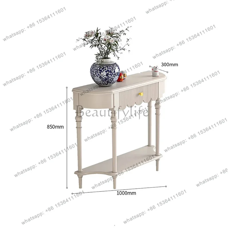 YJ Premium Modern Console Table Storage Trendy Beauty Living Room Console Table Design Entrance Hall Woonkamer Tafel Home Furnit