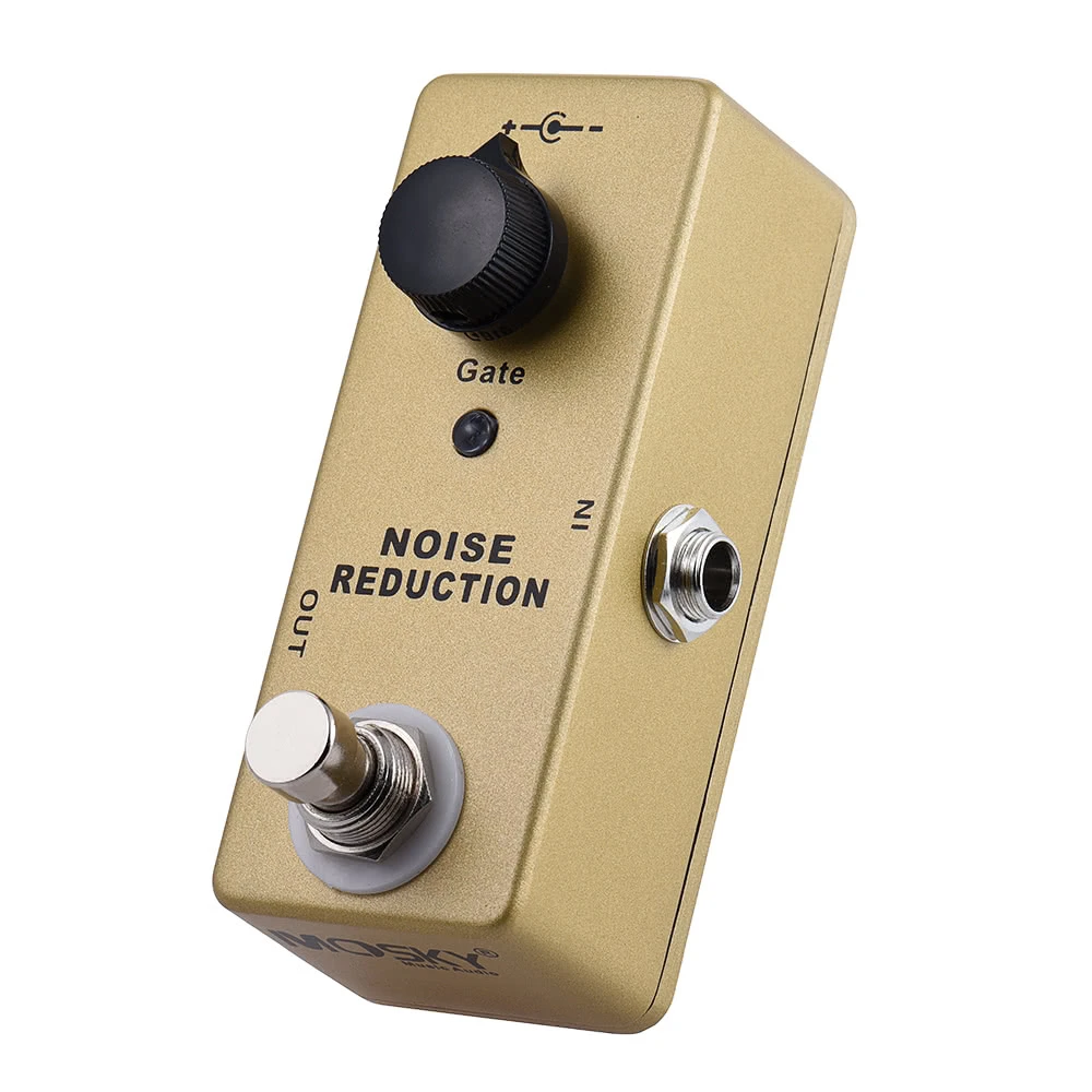 

for MP-40 Noise Gate Noise Reduction Suppressor Mini Single Guitar Effect Pedal True Bypass Gold Color