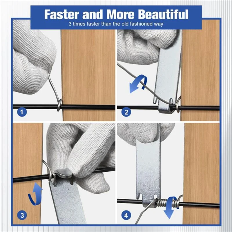 Fence Wire Twist Fence Wire Twister (2PK) Fence Wire Tensioning Tool Twister Time Saver Barb Wire Fence Toolser