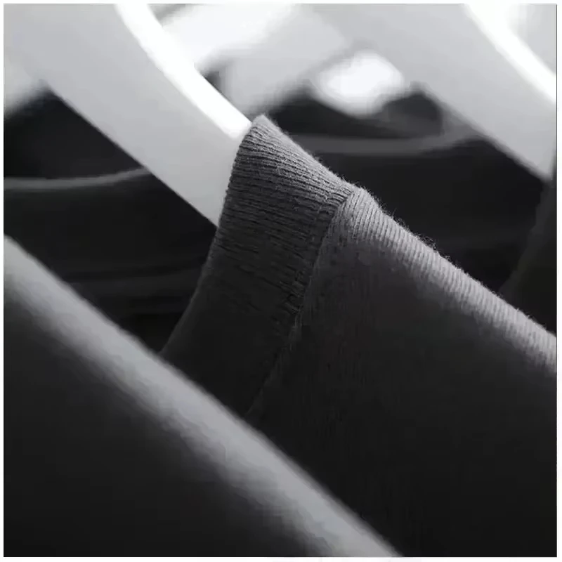 T-shirt da uomo e da donna in puro cotone autunnale con stampa grafica Manica corta Abbigliamento di tendenza alla moda di strada