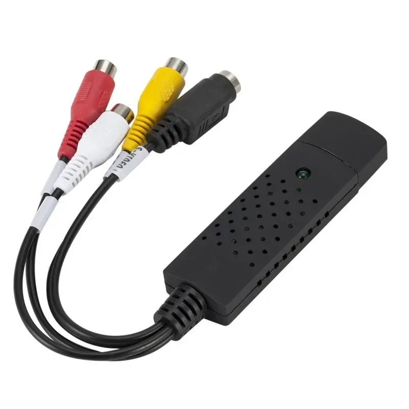 Adaptador de tarjeta de captura de audio y vídeo USB con cable USB Dispositivo de captura del convertidor de captura de vídeo USB