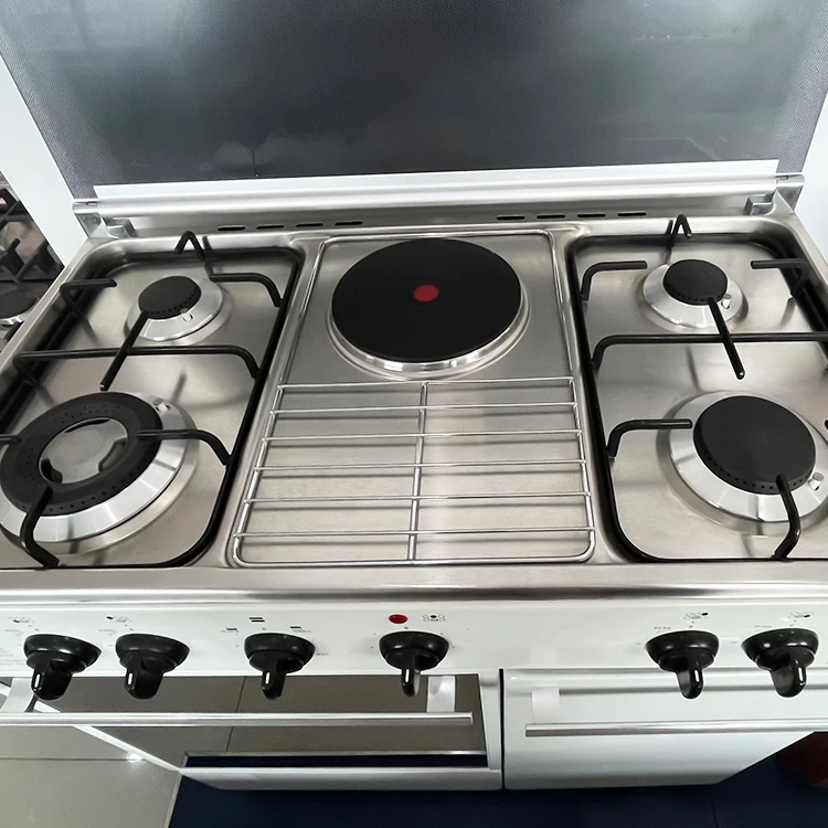with Grill and Oven，Reinforced Glass Panel,Standalone Burner, Kitchen Baking Oven, with Oven,Stainless Steel Material
