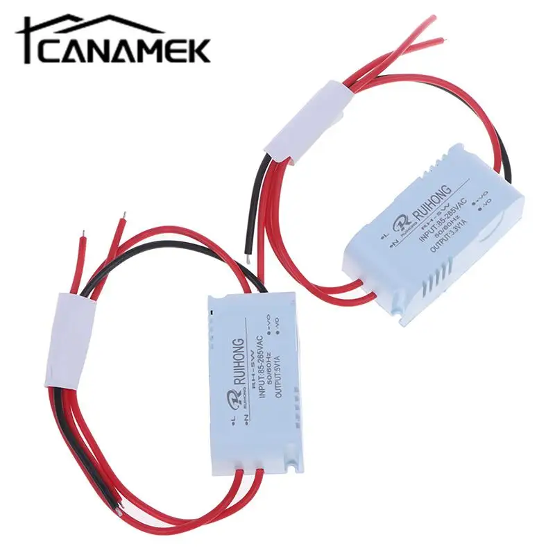 1 szt. 1A MINI AC-DC moduł zasilania Mini konwersji 5W 220V na DC 3V 5V 9V 12V 15V 24V