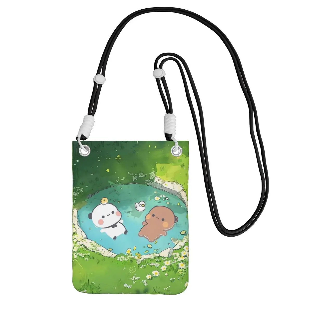 

Повседневная сумка для мобильного телефона Bubu Dudu на заказ для мужчин и женщин, милая сумка через плечо для городских прогулок, регулируемая длина