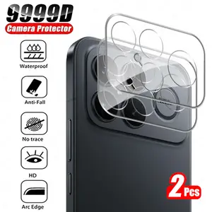 Bilashmart POCO F8 Ultra Camera Glass 2 Transparent Lens Back Cover Xiaomi POCOF8 Pro F8Ultra F8Pro 5G Camera Protector 3D Lens Film