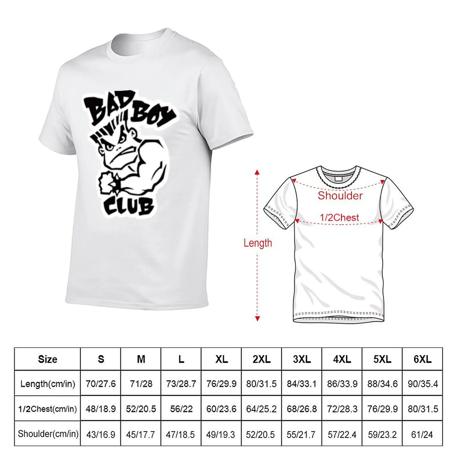 Bad Boy Club vintage BMX logo Classic T-Shirt g man t shirts for men anime t shirts for man T-Shirt