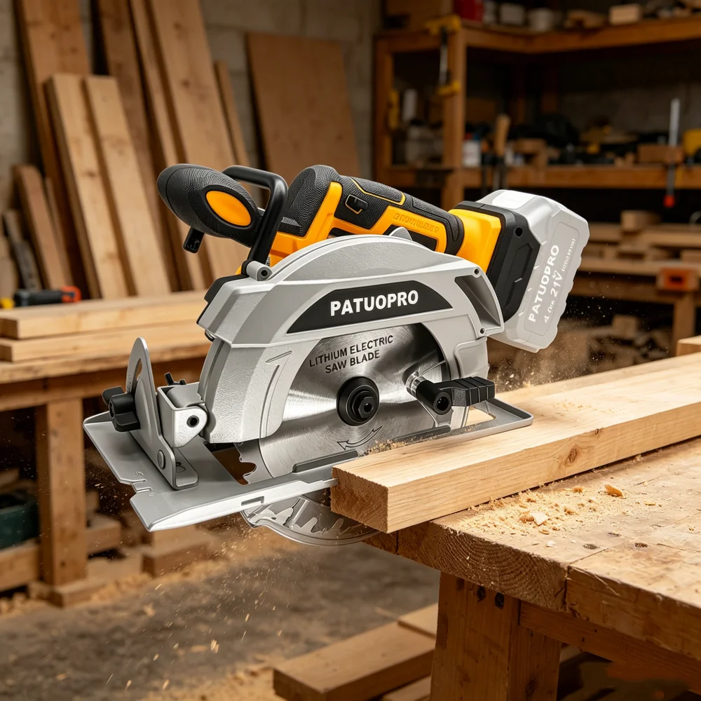 PATUOPRO Циркулярная пила 165 мм аккумуляторная для Makita 18В