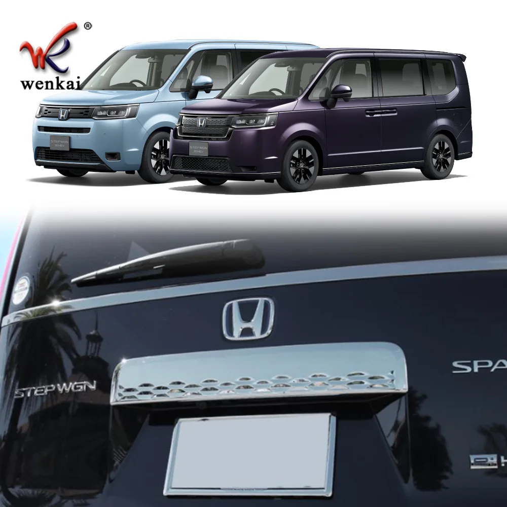 For Honda Stepwgn Spada Air 2022 2023 Trunk Tailgate Decoration Chrome Trim Car Accessories