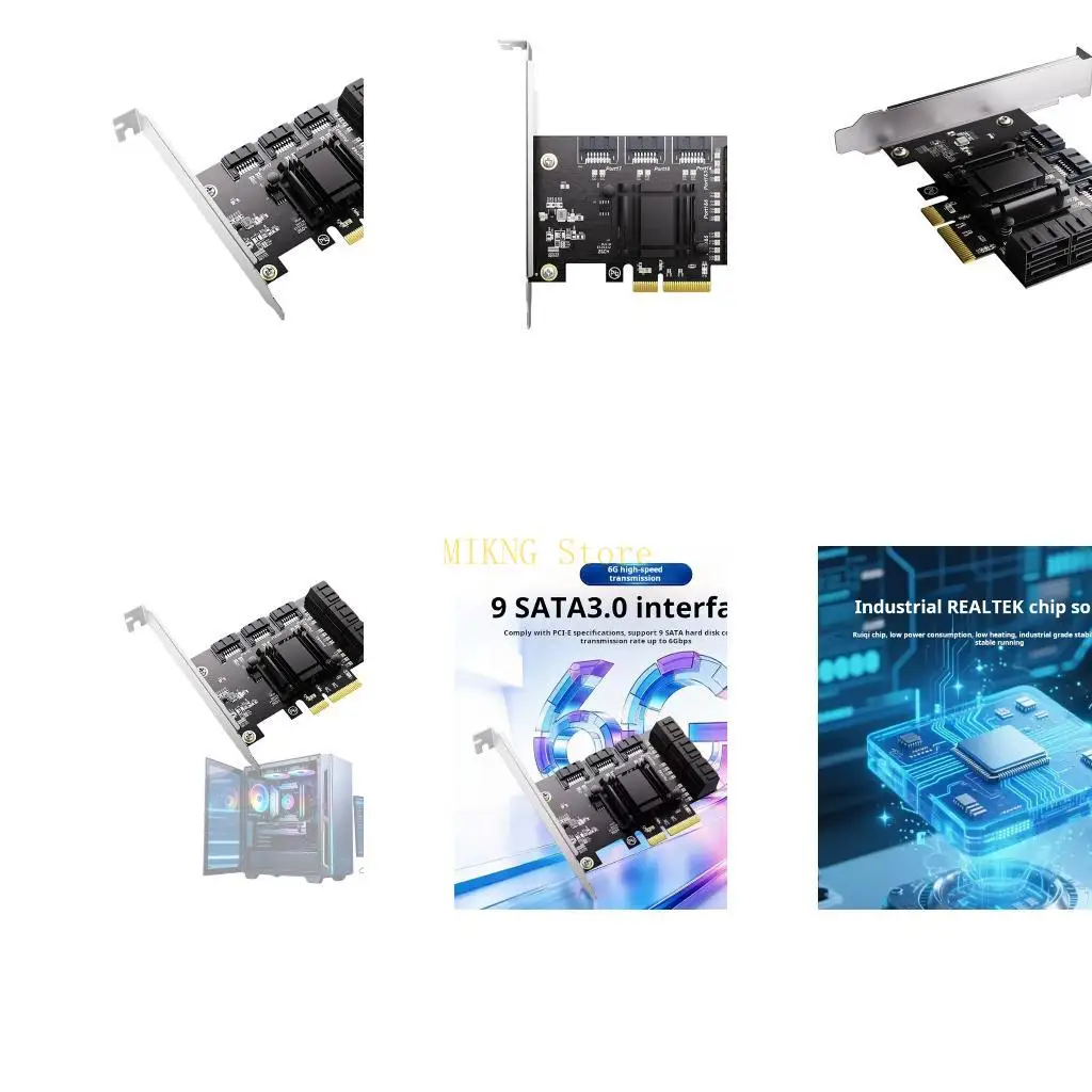 9-ポート-sata3-0-pcie-拡張カード-rtl9101-6gbps-高速転送デスクトップコンピュータおよびサーバー用ベストセール