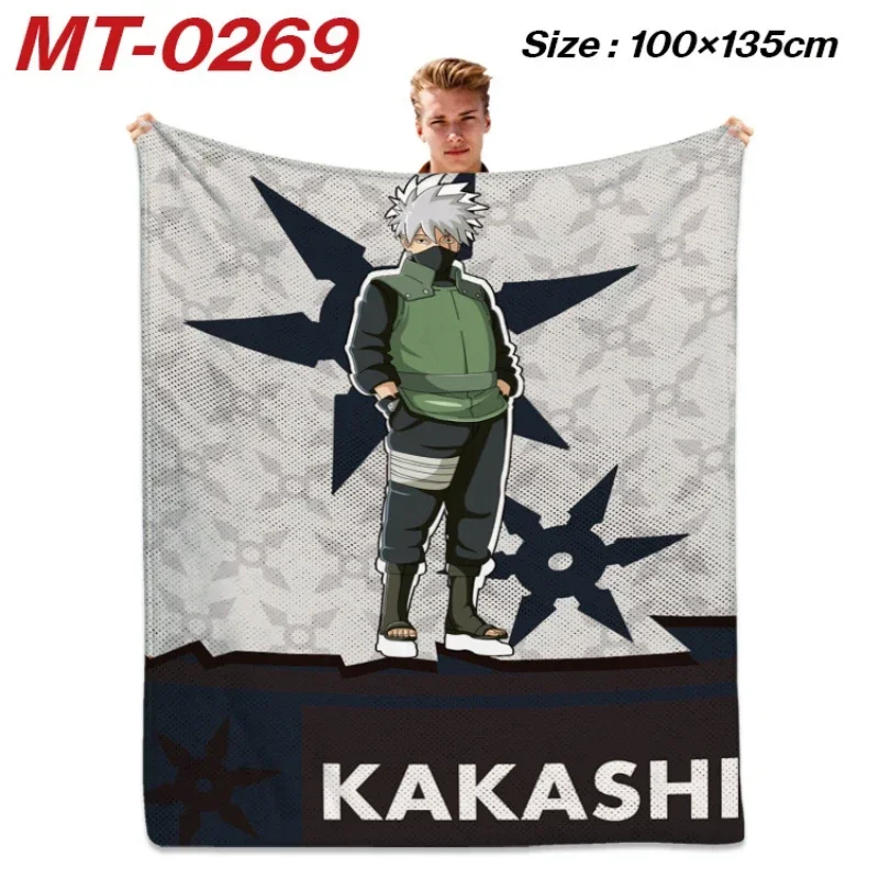 Naruto Cool Anime Surrounding Air Conditioning By Xia Liang By Naruto Cartoon Full Color Blanket Cover Blanket Flannel Blanket