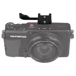 Metal Hot Shoe Thumb-Up Hotshoe Thumb Up Grip For sony OLYMPUS PEN-E PEN-F E-PL3 EPL5 PL7 EPL8 PL9 XZ-2