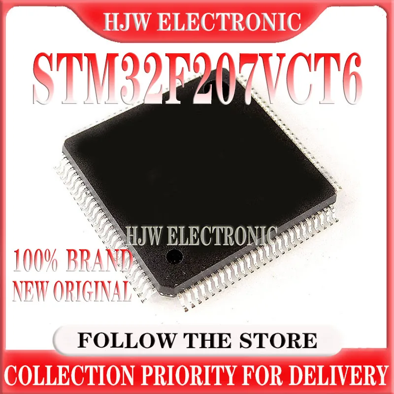 

10-100PCS STM32F207VCT6 IC MCU 32BIT 256KB FLASH 100LQFP