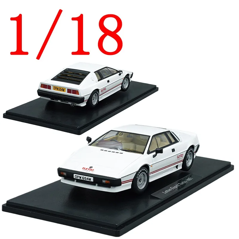 

KK Литые под давлением автомобили лотоса в масштабе 1/18, модель автомобиля из сплава, автомобили лотоса, турбо 007, белые игровые транспортные средства, игрушки для мальчиков, подарок, оригинальная коробка