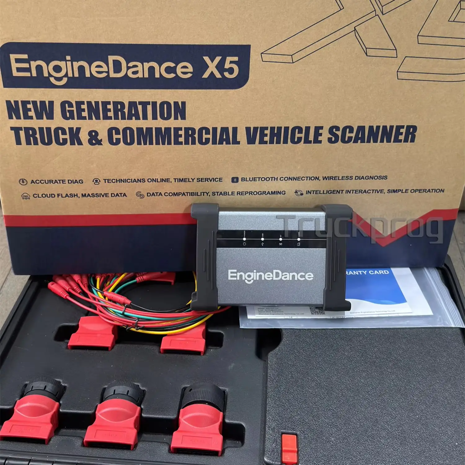 For Truck Diesel All Commercial Vehicles Diagnostic Tool Engine Dance X5 ECU Programming Diagnosis 2-in-1 Urea Sensor Testing