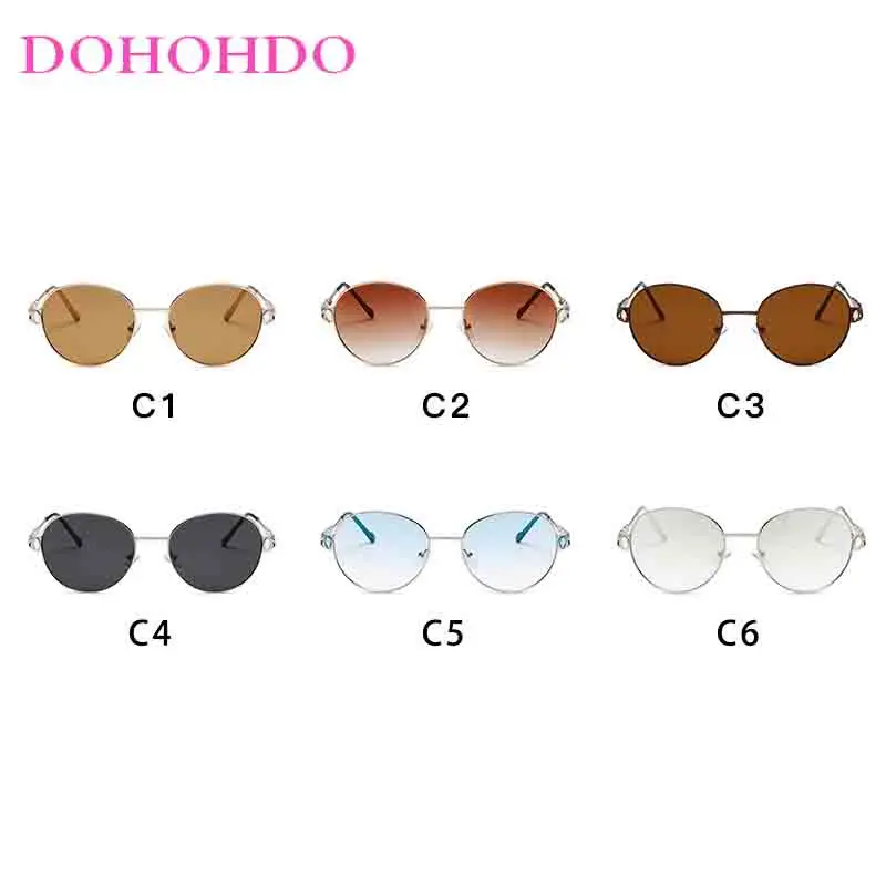 

Classic Vintage Brand Designer Fashion Circular Sunglasses Unisex Luxury Travel Driving Shades Sunglasses Lentes De Sol UV400