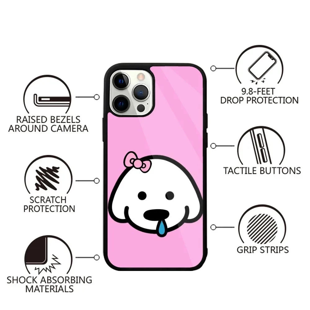 Cute M-Matsui Art Phone Case For iPhone 15,14,13,12,11,Plus,Pro,Max Mini Magsafe Magnetic Wireless Charging