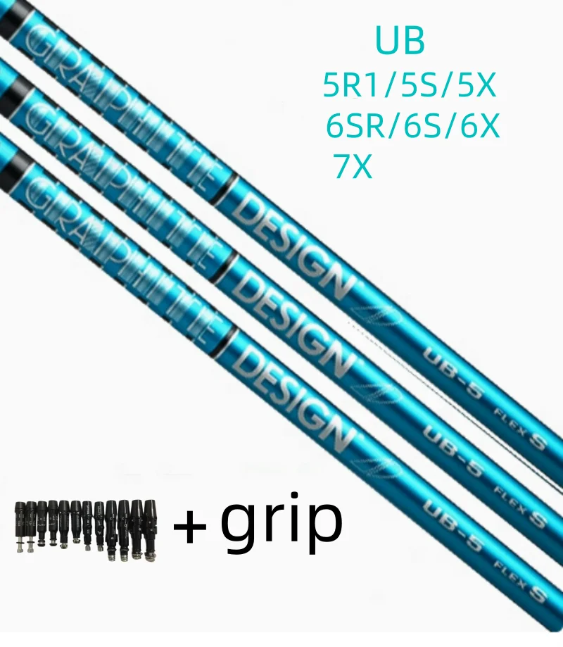 ก้านไม้กอล์ฟใหม่ D UB 5/6/7 R1/SR/S/X เพลา DRIVER Golf หรือด้ามไม้ไฟท์แฟร์เวย์ติดตั้งฟรีพร้อมที่จับและปลอก