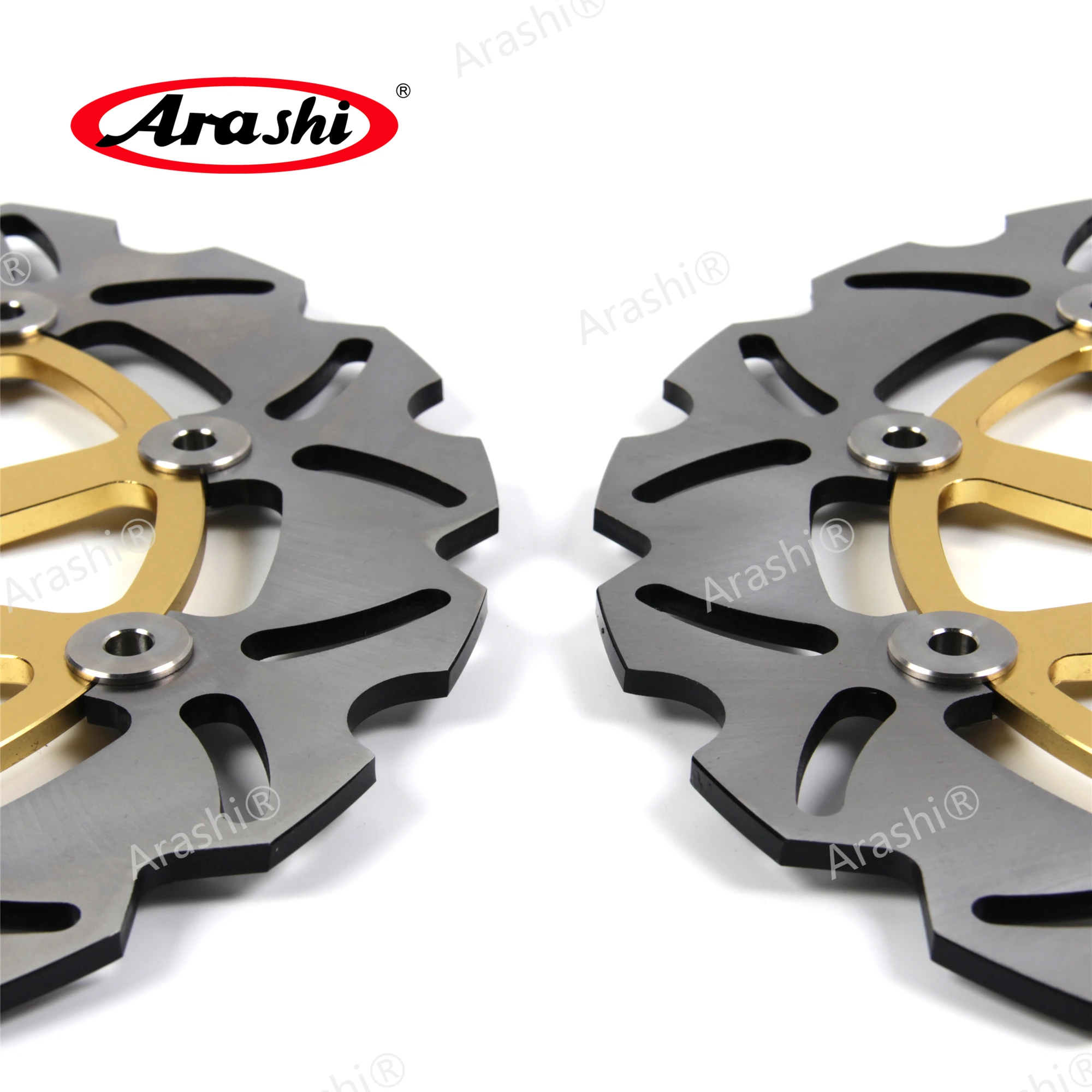 ARASHI CNC Front Brake Rotors Floating Disc For YAMAHA FZR R 600 FZR600R 1990 1991 1992 1993 1994 1995 FZS FAZER 600 1998-2003