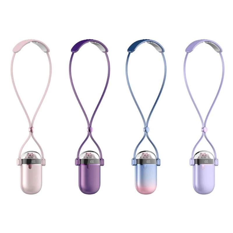 

Portable Mini Hanging Neck Hand Warmers 2 In 1 USB Rechargeable Pocket Mobile Reusable Electric Winter Heater Gifts