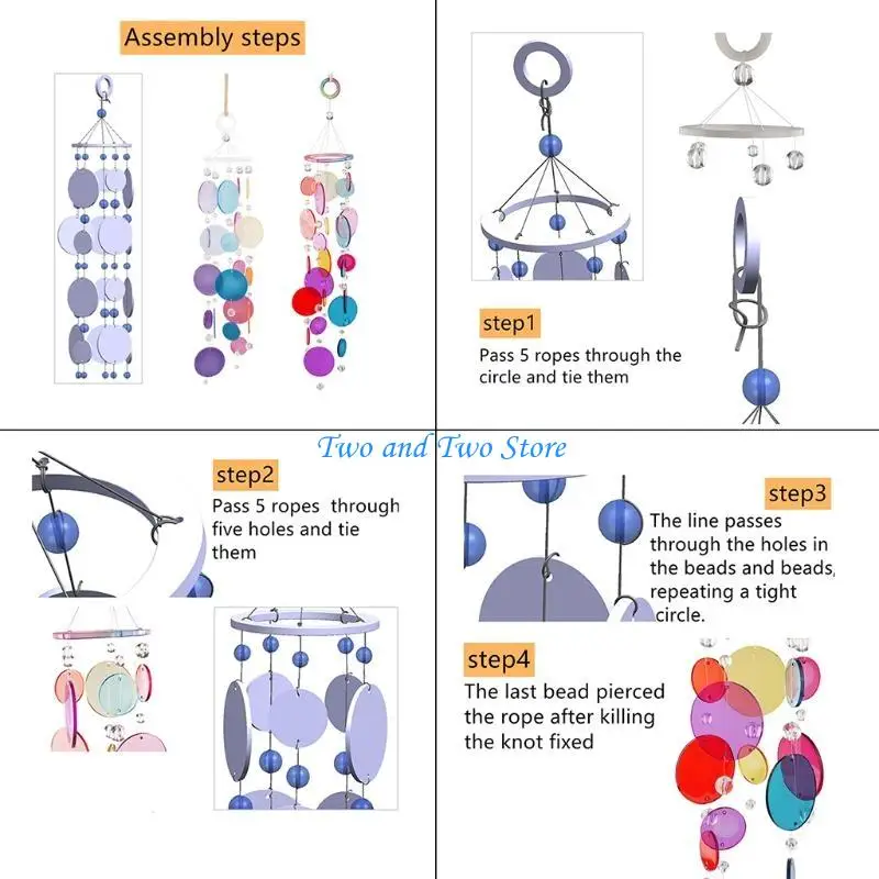 HX6F Epoxy Wind Chimes Resin Molds Silicone Molds Resin Casting Molds Wall Hanging Windchimes Making for DIY Craft