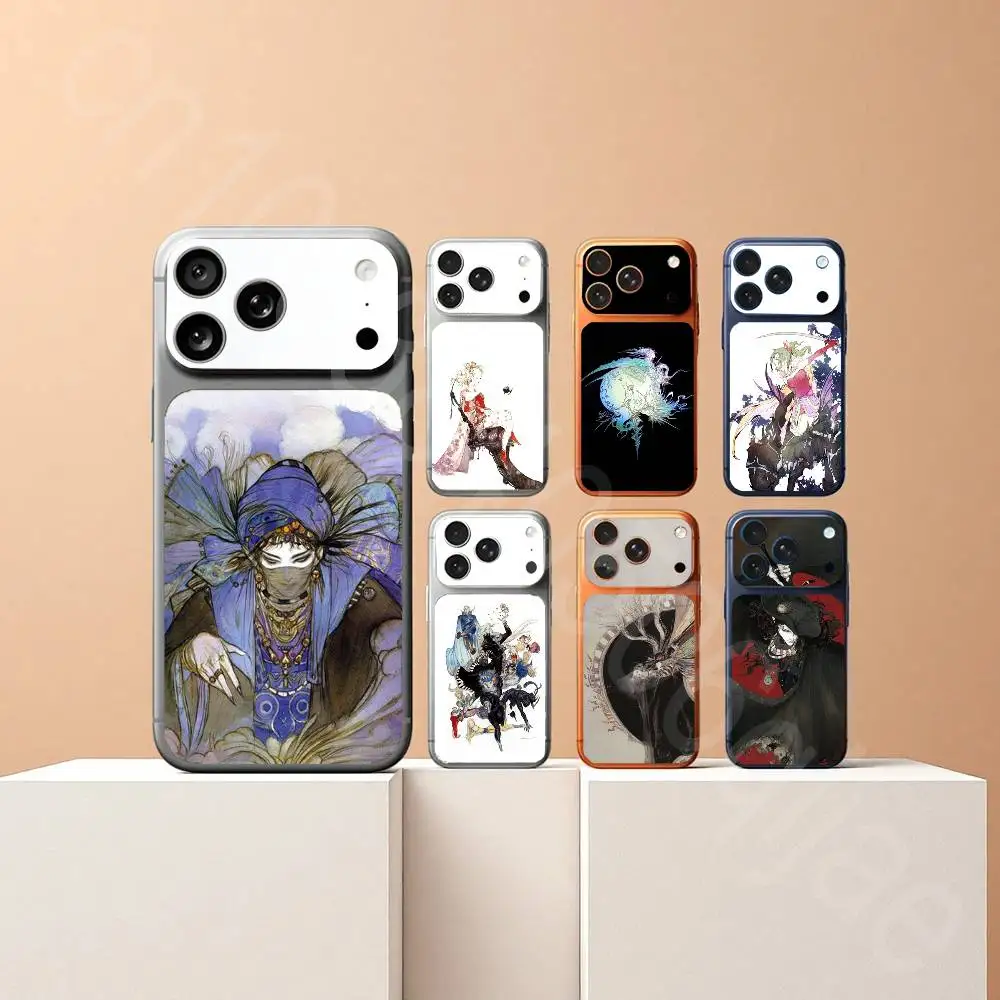 

Yoshitaka A-Amano For iPhone 17 proMax 17 pro Full Cover Decal Skin Wrap Rear Protective Sticker Film
