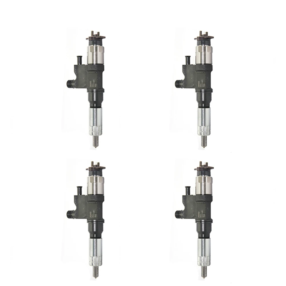 

4Pcs Fuel Injectors For Isuzu NPR NPR-HD 6HK1 4HK1 4 CYL Diesel 2001-2007 095000-5471 0950005471 973297035 DE5471