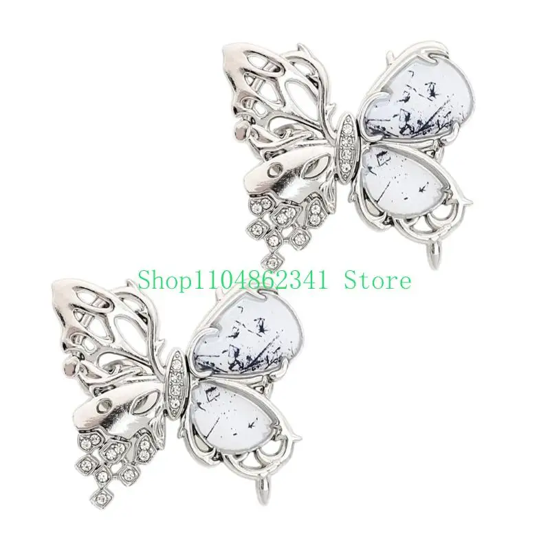 5asd staccabile decorativo fibbie in Durabilità Disteria in metallo Fissatrici in metallo per vari stili jeans