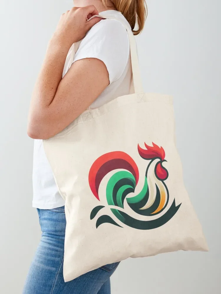 Galo de Barcelos de Portugal Portugese Rooster Tote Bag herbruikbare boodschappentassen canvas draagtas