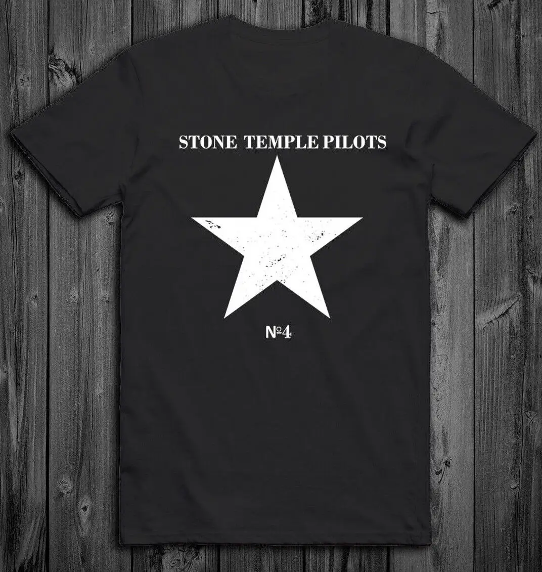 STONE TEMPLE PILOTS No 4 Album T-Shirt Grunge Alternative Rock Band S-6XL Tee