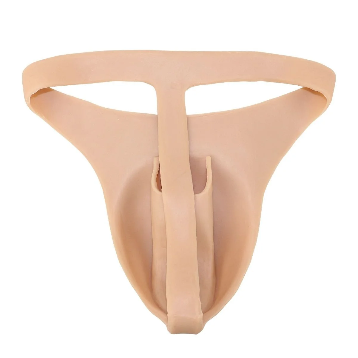 Boy Lady mutandine Silicone Vagina finta pantaloni catetere denaturato completo inserimento di medicazione incrociata protesi ultrasottile fisiologica