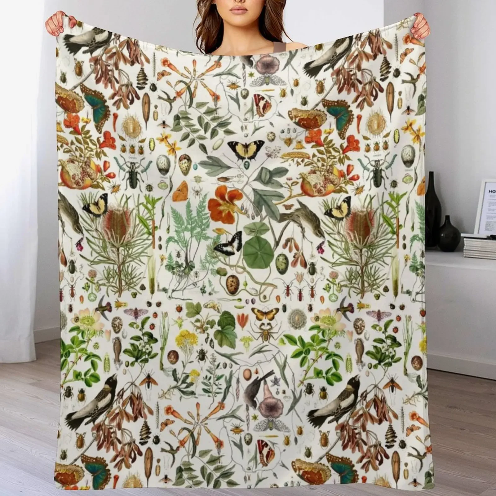 

Biology 101 Throw Blanket Nap blankets ands Camping anime Blankets