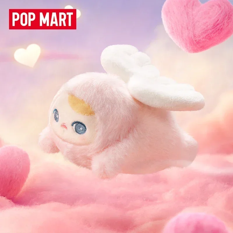 

POP MART Pucky Beanie Babies Flying Series Blind Box Kawaii Anime Action Figure Surprise Mystery Doll for Girls Collectible Toy