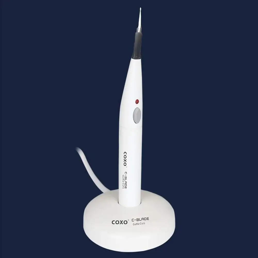 Dental C-Blade Gutta Percha Cutter, Single Pen, with Charger & 4 Heating Tips (Random New/Old Package) - Dental Auxiliary Tools