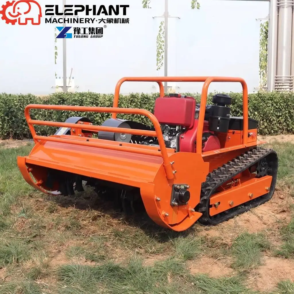 Robotic Smart Lawn Mower GPS Navigation Self-Propelled Industrial Grade 24V Wireless Automatic Grass Trimmer 173cc 195cc Engine