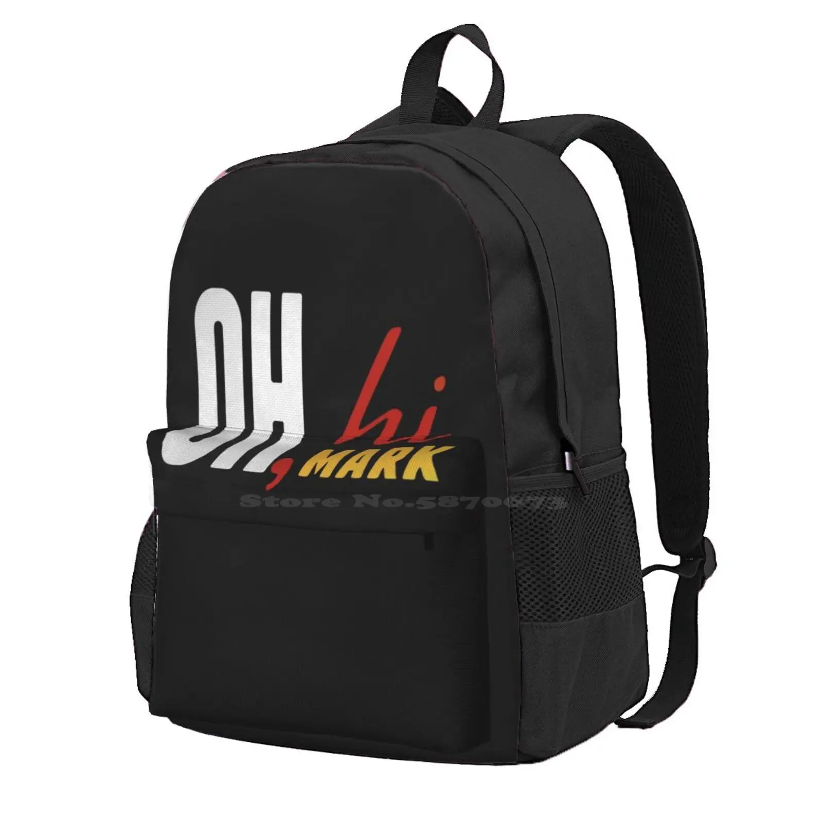 Oh Hi Mark, The Room Hot Sale Schoolbag Backpack Fashion Bags Oh Hi Mark Worst Bad Film Movies Wiseau Disaster Artist Funny