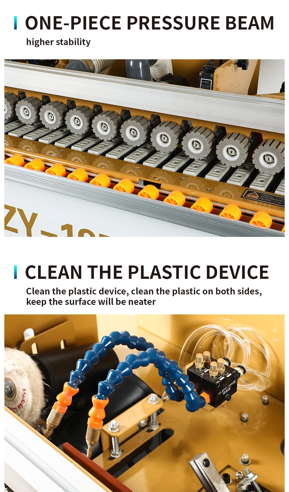 Full Straight Line Edge Bander Micro Automatic Pvc Mdf Woodworking Full Automatic Edge Banding Machine for MDF Melamine Board